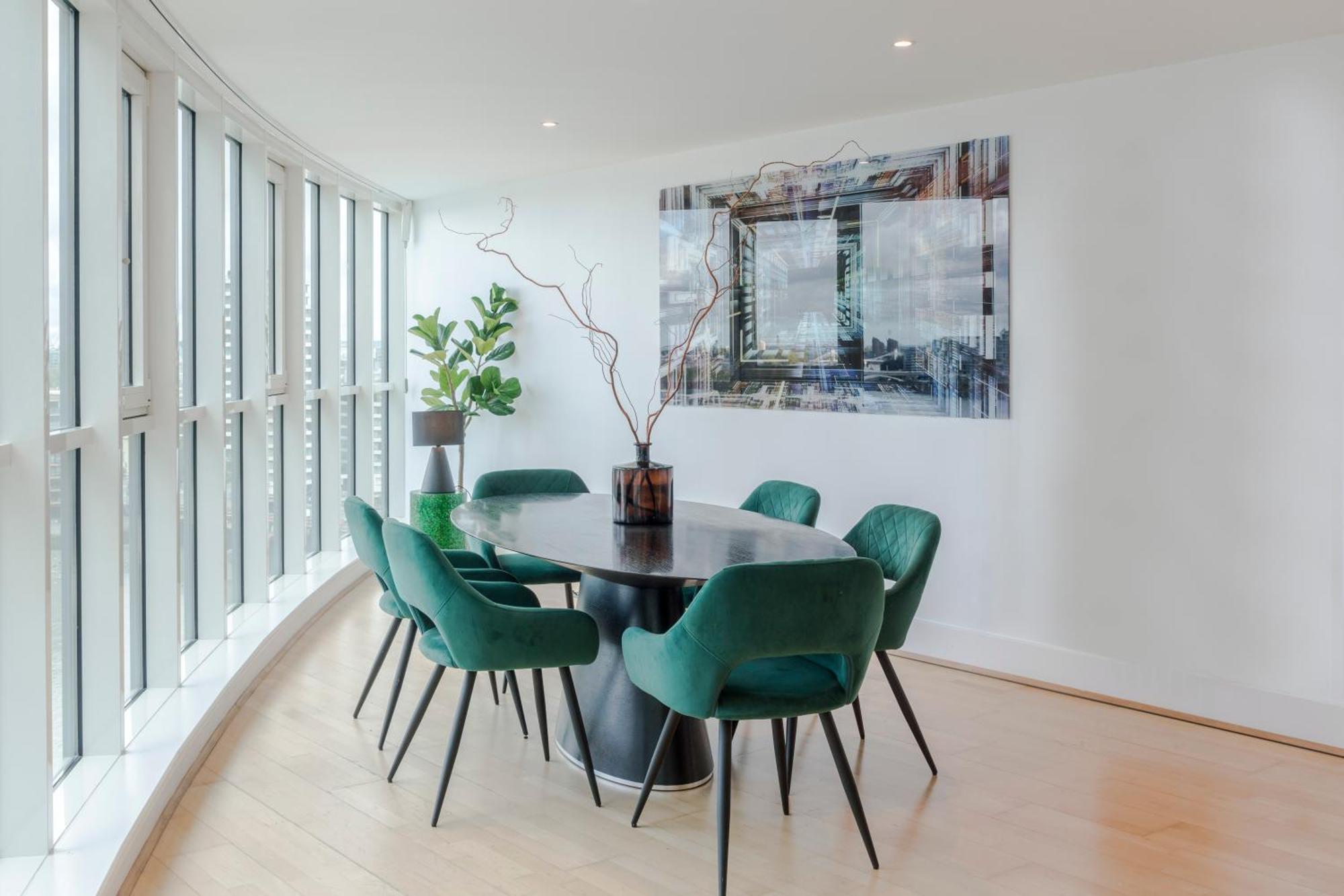 Best Thames View In Town! Large Luxxe Nomad Design Family Home Λονδίνο Δωμάτιο φωτογραφία